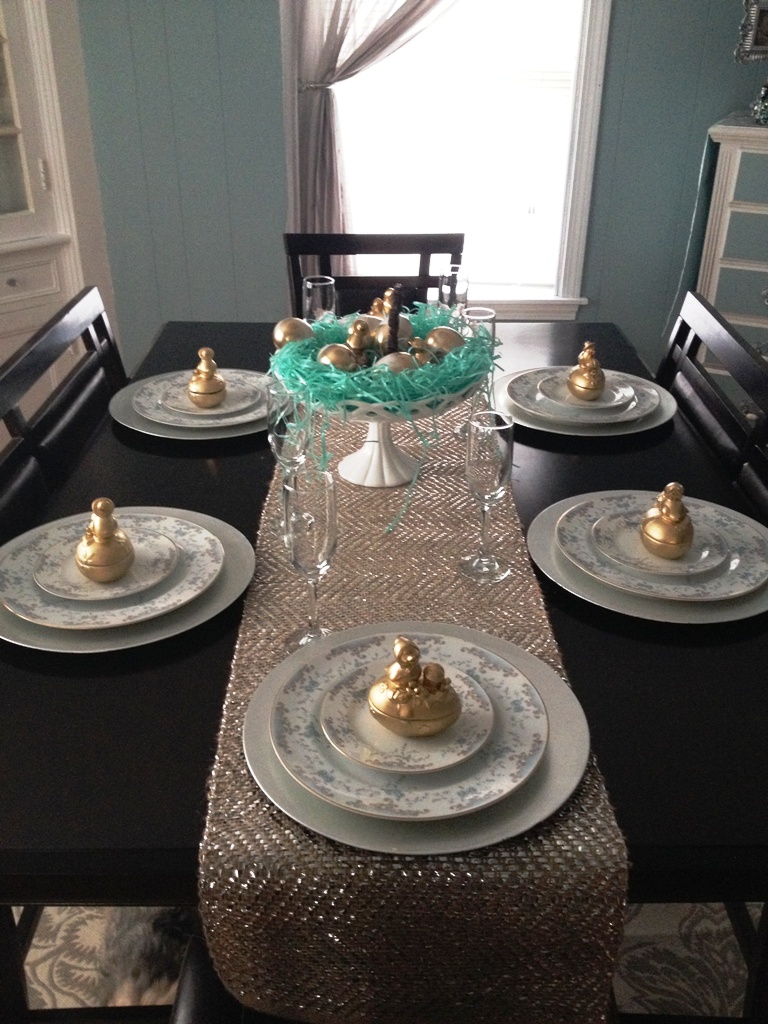 Styling Harvard Easter Table Decor