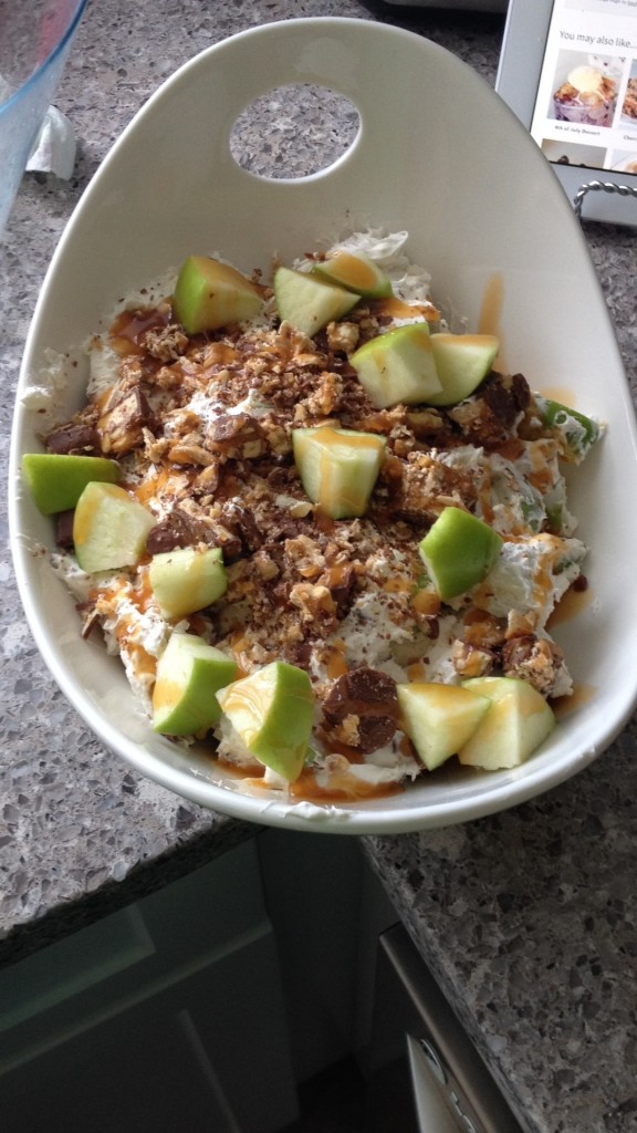 Styling Harvard weekend recap: Snickers salad