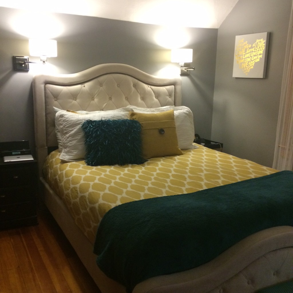 Styling Harvard budget bedroom makeover