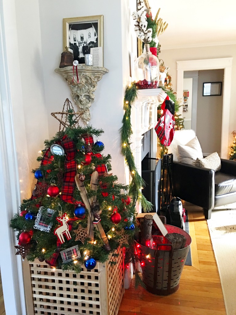 Styling Harvard | 2016 living room tree
